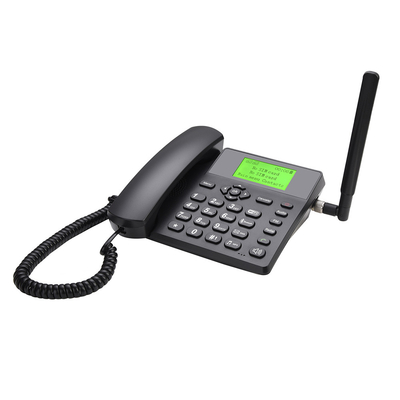 Black Home Office Wireless Phone FM Radio Caller ID Redial
